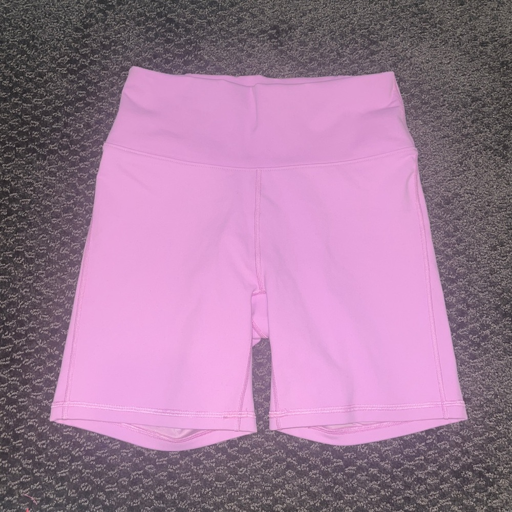Fabletics power hold workout shorts with back cross cross design